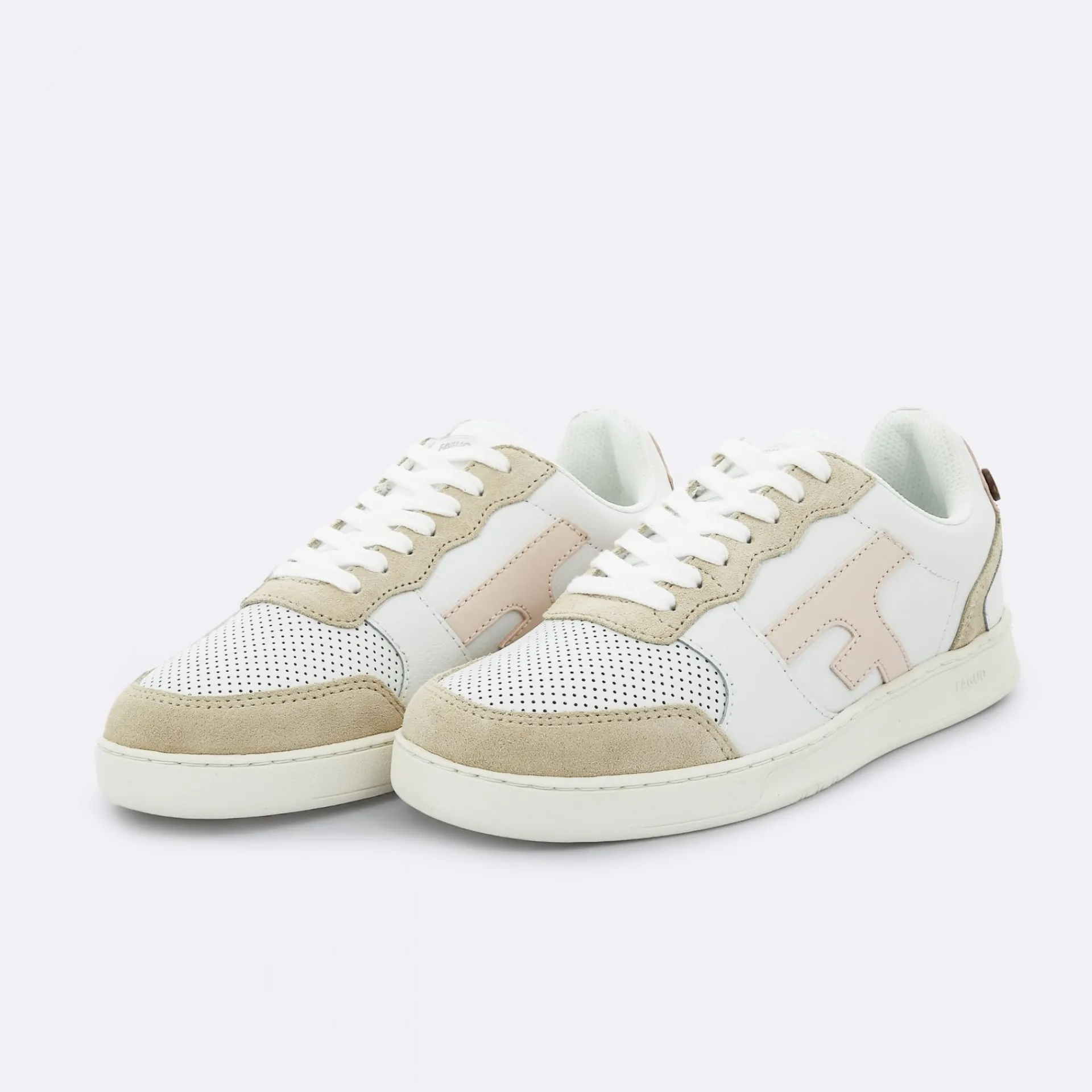 Les Hazel*FAGUO Baskets Beige & Rose