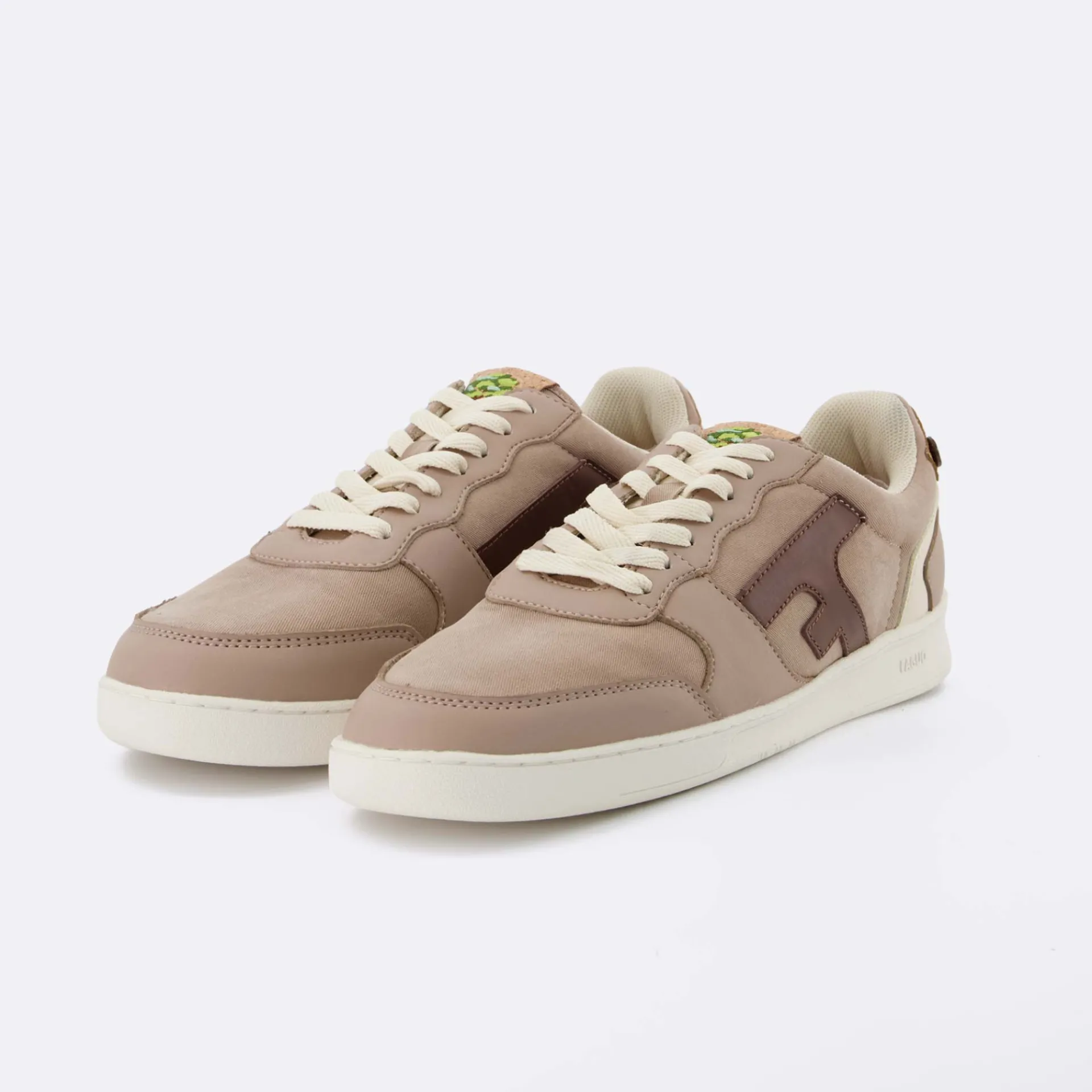 Baskets - Homme*FAGUO Baskets Beige Fonce & Camel
