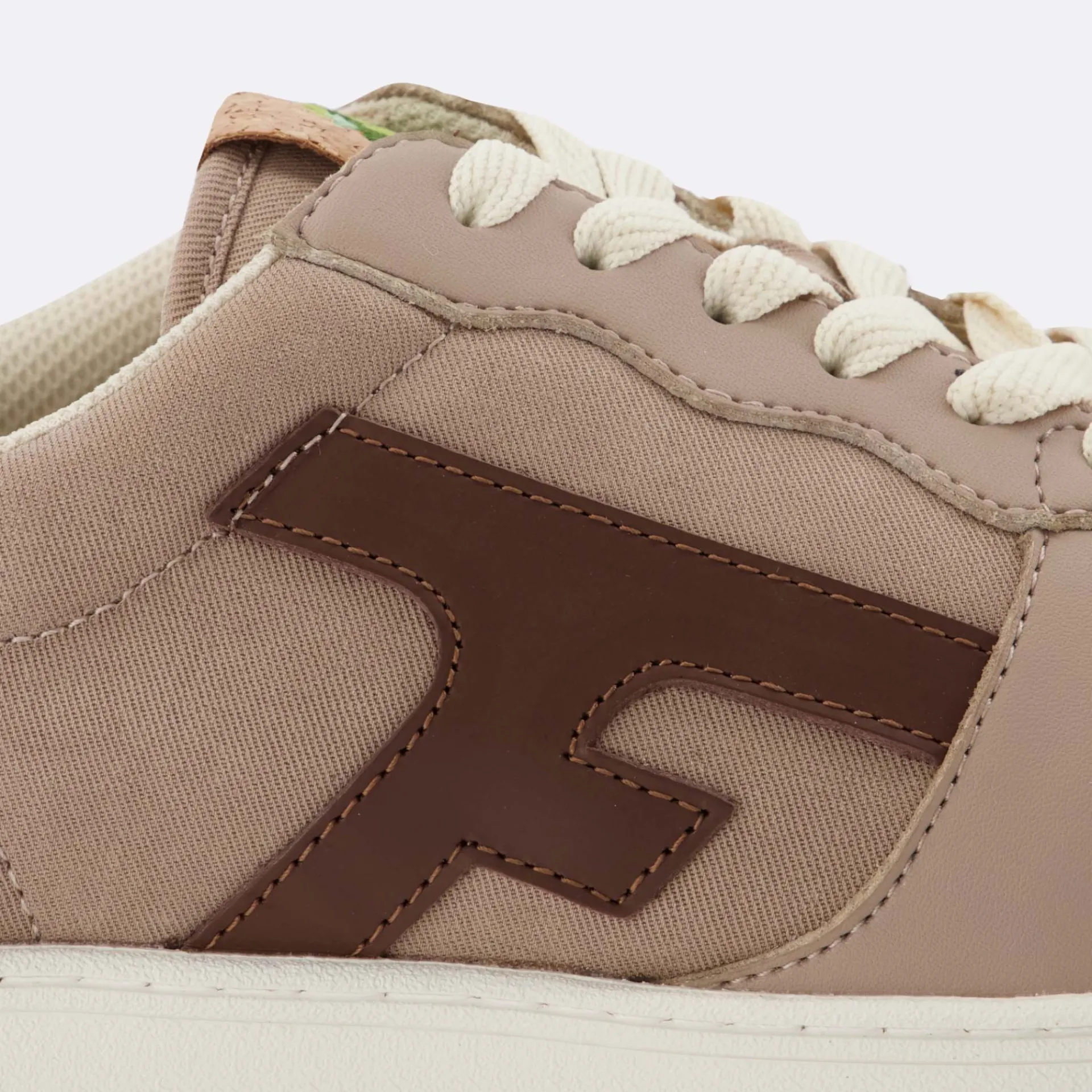 Baskets - Homme*FAGUO Baskets Beige Fonce & Camel