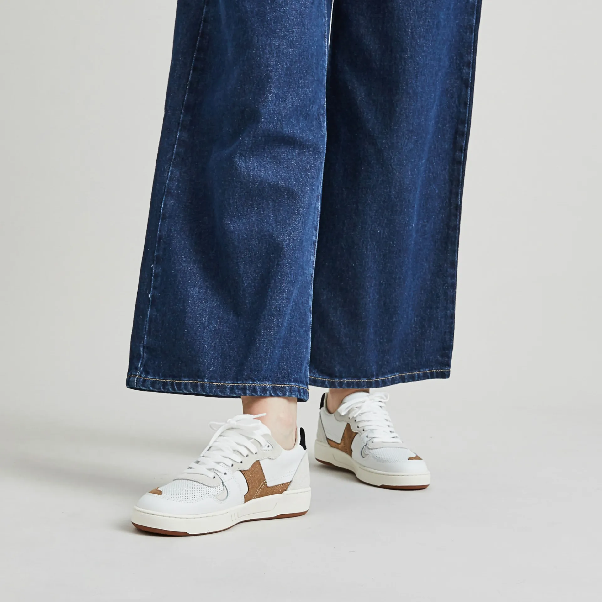 Baskets - Femme*FAGUO Baskets Blanc & Cuivre