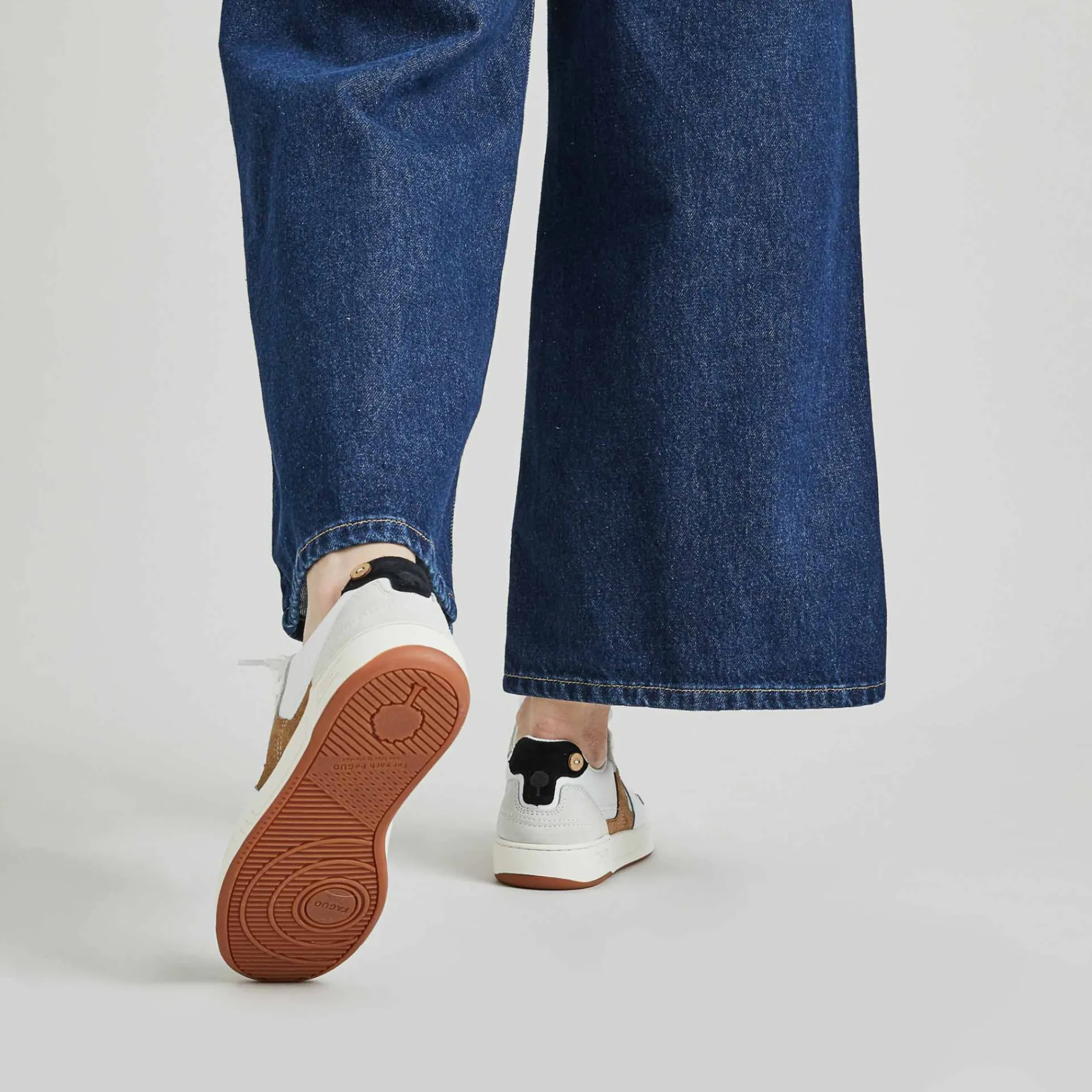 Baskets - Femme*FAGUO Baskets Blanc & Cuivre