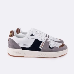 Grandes Pointures*FAGUO Baskets Blanche & Gris