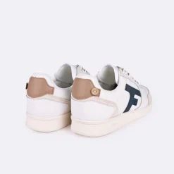 Chaussures*FAGUO Baskets Blanche & Marine