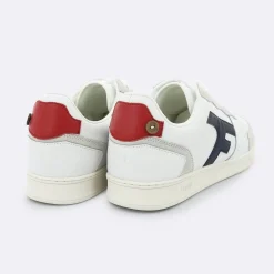 Les Hazel*FAGUO Baskets Blanche & Marine