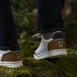 Baskets - Homme*FAGUO Baskets Blanche & Marron