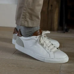 Baskets - Homme*FAGUO Baskets Ecrue & Camel