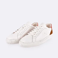 Baskets - Homme*FAGUO Baskets Ecrue & Camel & Terracotta