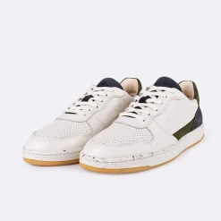 Les Alder*FAGUO Baskets Ecrue & Kaki