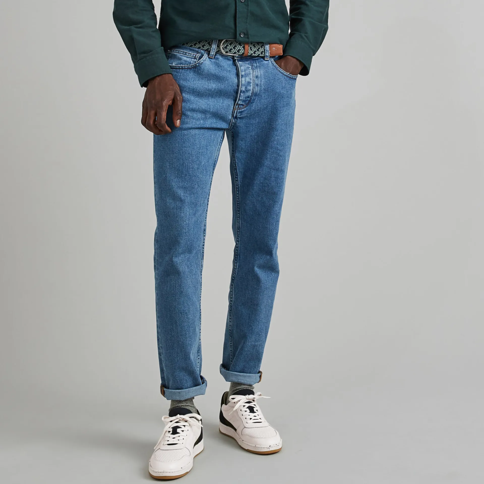 Les Alder*FAGUO Baskets Ecrue & Kaki