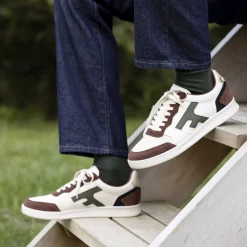 Les Hazel*FAGUO Baskets Ecrue & Marron