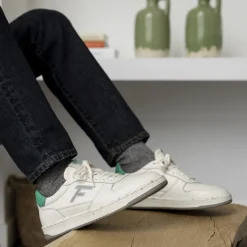Les Alder*FAGUO Baskets Ecrue & Vert