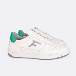 Les Alder*FAGUO Baskets Ecrue & Vert