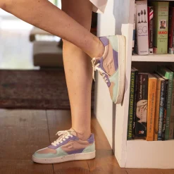 Baskets - Femme*FAGUO Baskets Rose & Menthe