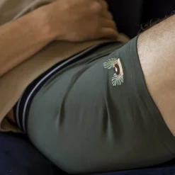 Autres Accessoires*FAGUO Boxer Bleu Marine & Gris Chine Clair