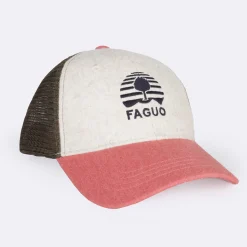 Casquettes & Bonnets*FAGUO Casquette Rose & Vert Fonce