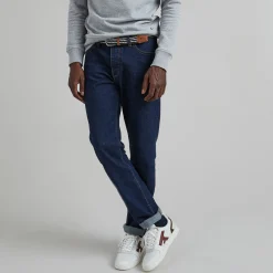 Ceintures*FAGUO Ceinture En Polyester Recycle Et Elasthanne Bleu & Vert - Modele Belt