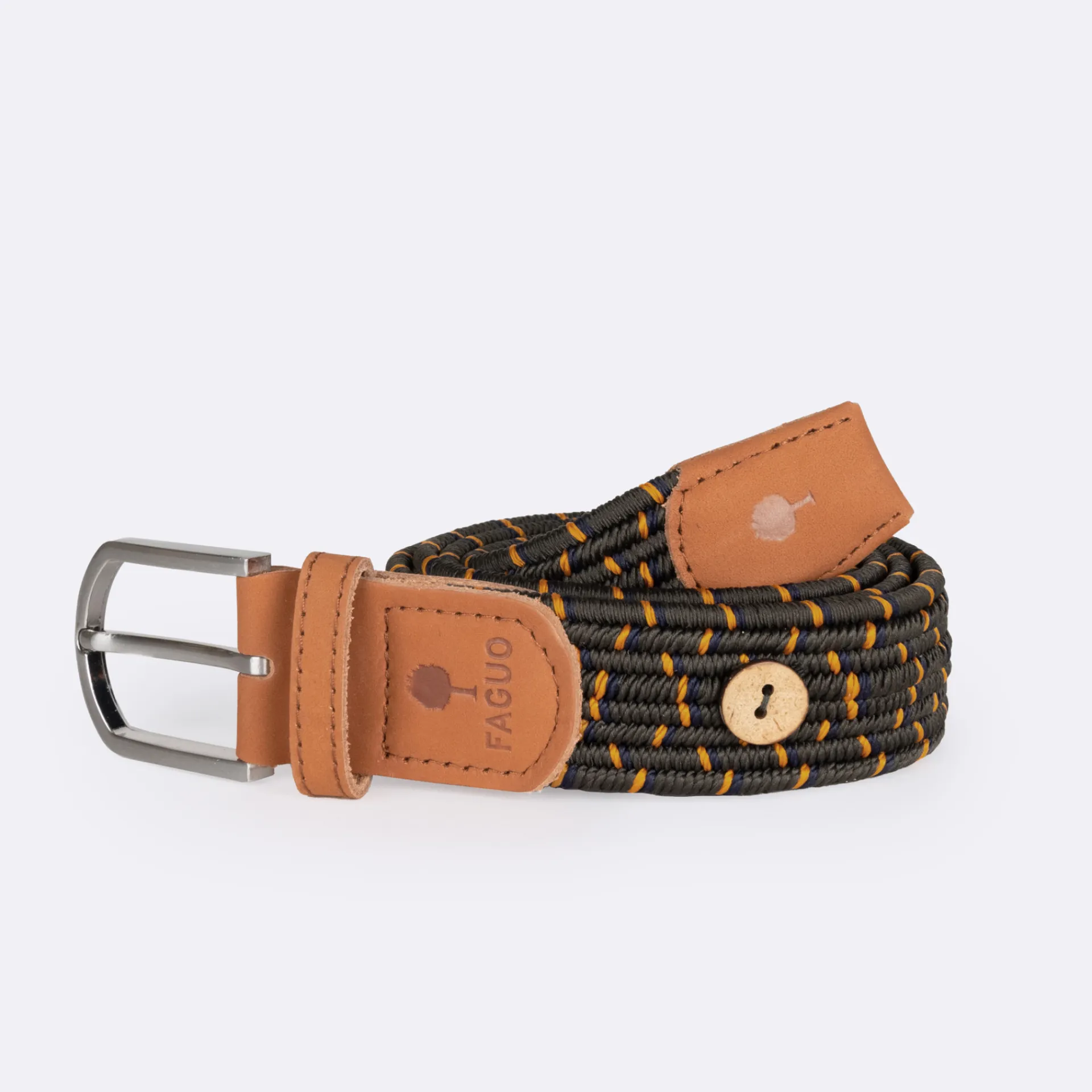 Ceintures*FAGUO Ceinture Kaki & Orange