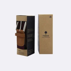 Ceintures*FAGUO Ceinture Rouge Fonce & Marine