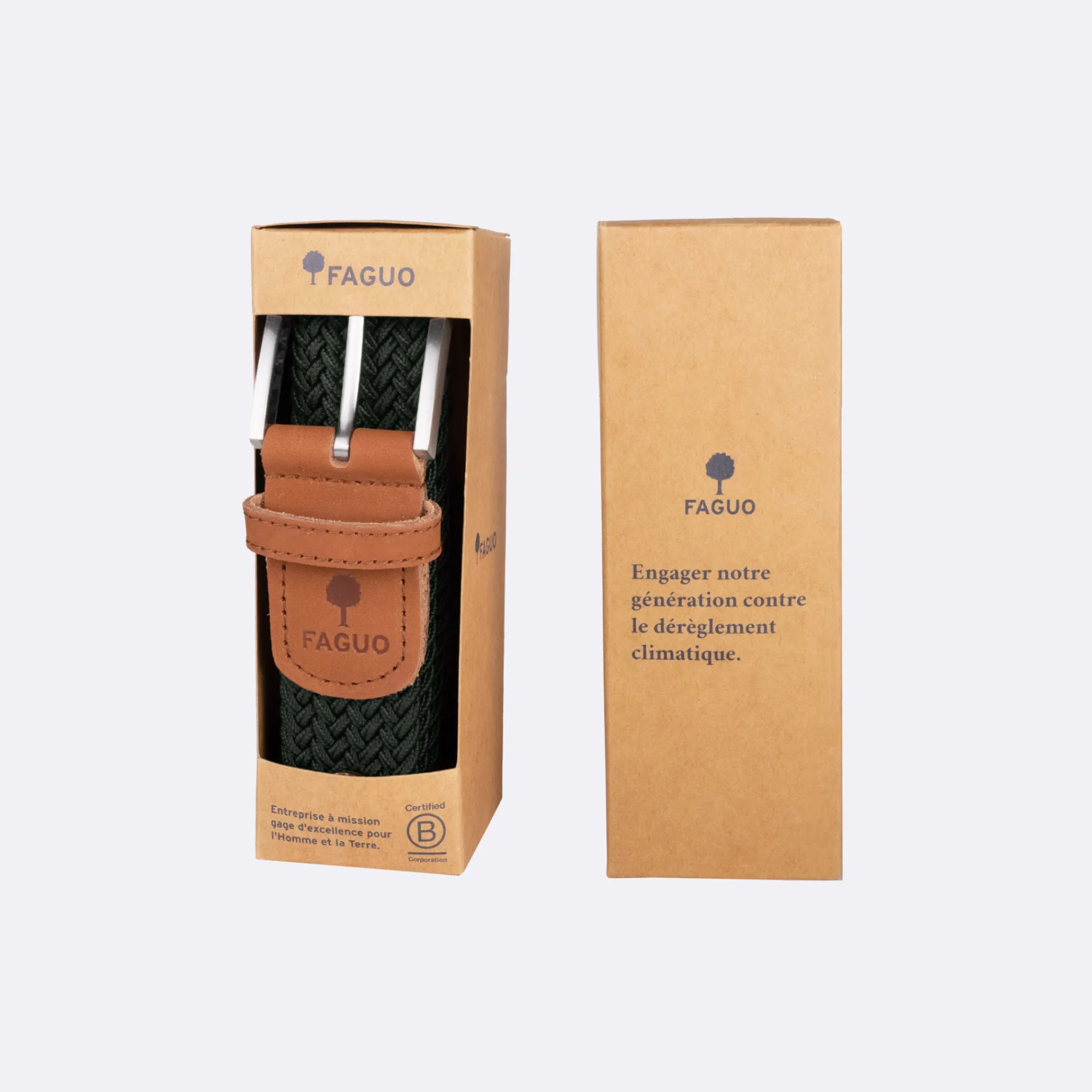 Ceintures*FAGUO Ceinture Vert Fonce