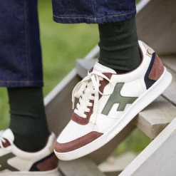 Chaussettes*FAGUO Chaussettes Beige & Bleu Marine