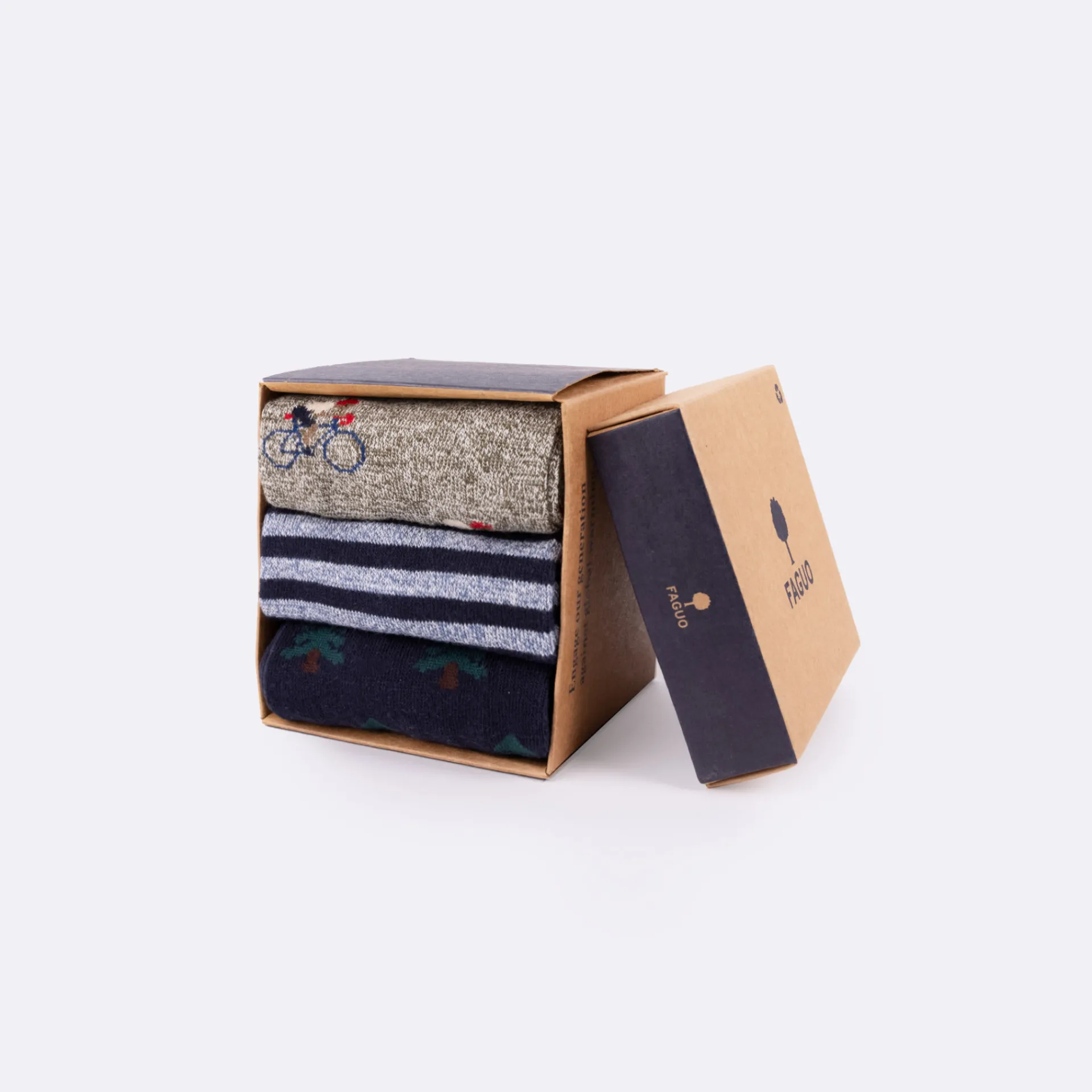 Chaussettes*FAGUO Chaussettes Multicolore & Bleu Marine