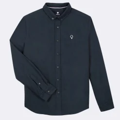 Chemises*FAGUO Chemise Classique Bleu Marine
