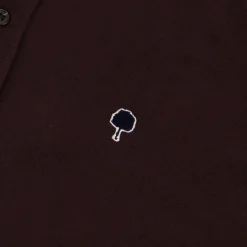 Chemises*FAGUO Chemise Classique Bordeaux Fonce