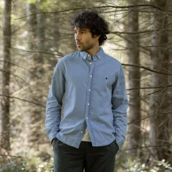 Chemises*FAGUO Chemise Classique Denim Clair