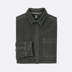Chemises*FAGUO Chemise Classique Kaki Foncee