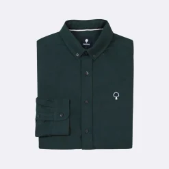 Chemises*FAGUO Chemise Classique Vert Fonce