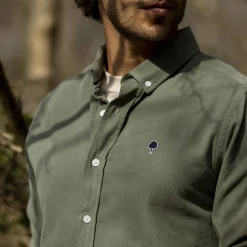 Chemises*FAGUO Chemise Classique Verte