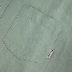 Chemises*FAGUO Chemise Col Mao Vert Clair