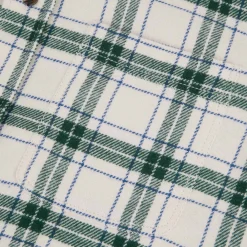 Chemises*FAGUO Chemise Ecru A Carreaux Verts