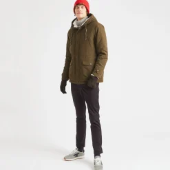 Vêtements*FAGUO Chino Bleu Fonce Coupe Ajustee