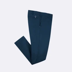 Pantalons & Chinos*FAGUO Chino Bleu Marine Coupe Ajustee
