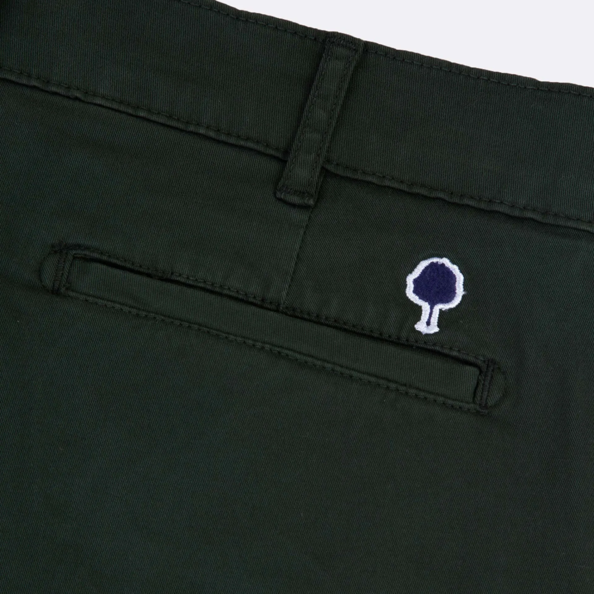 Pantalons & Chinos*FAGUO Chino Vert Fonce Coupe Ajustee