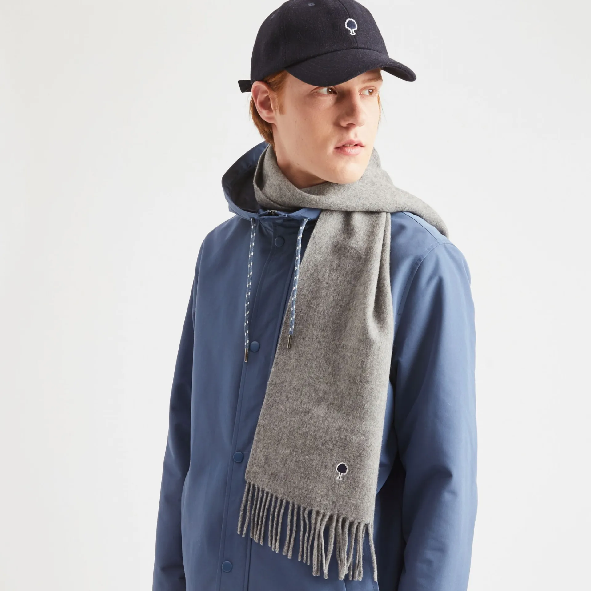 Autres Accessoires*FAGUO Echarpe Gris Chine