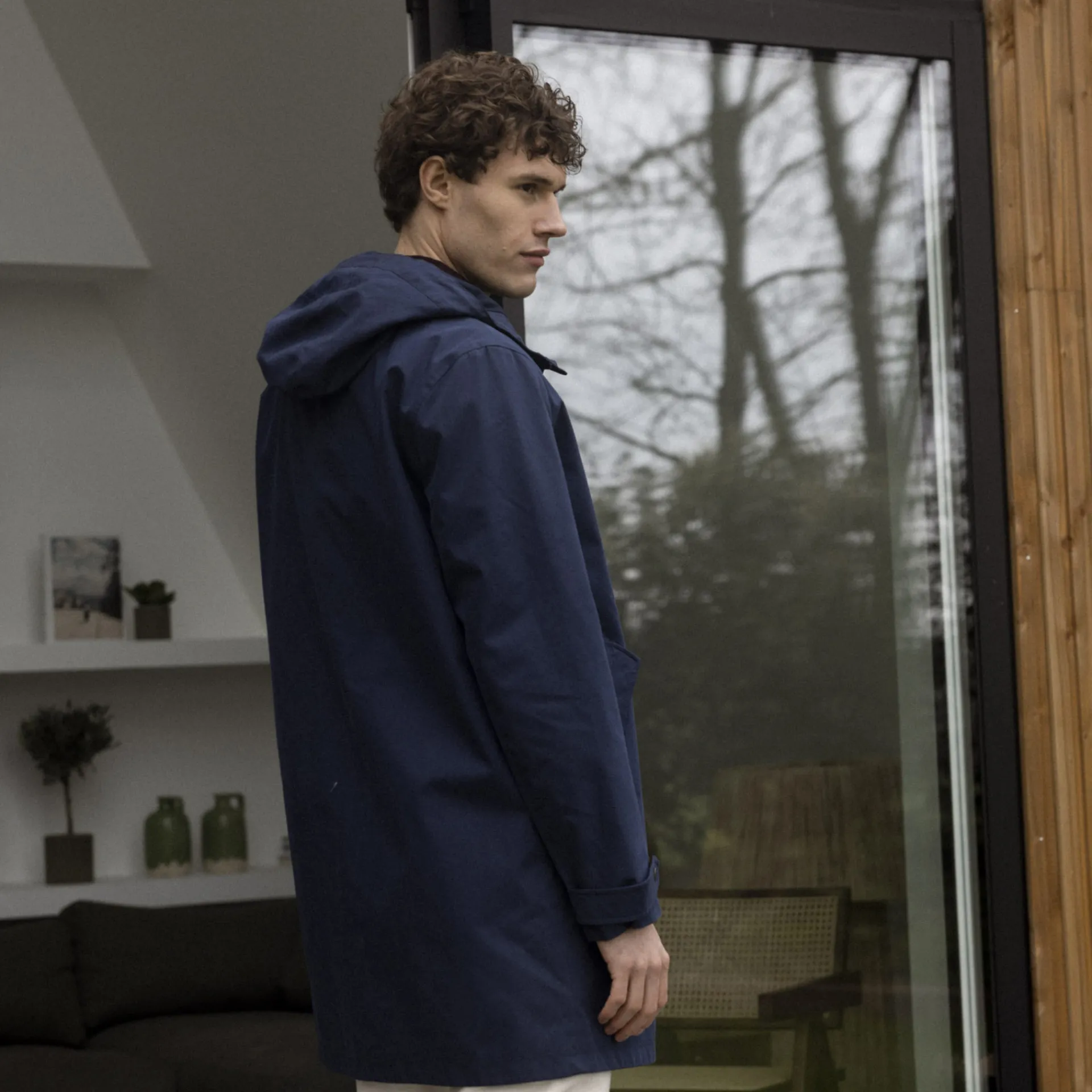 Vestes & Impermeables*FAGUO Impermeable Bleu Marine