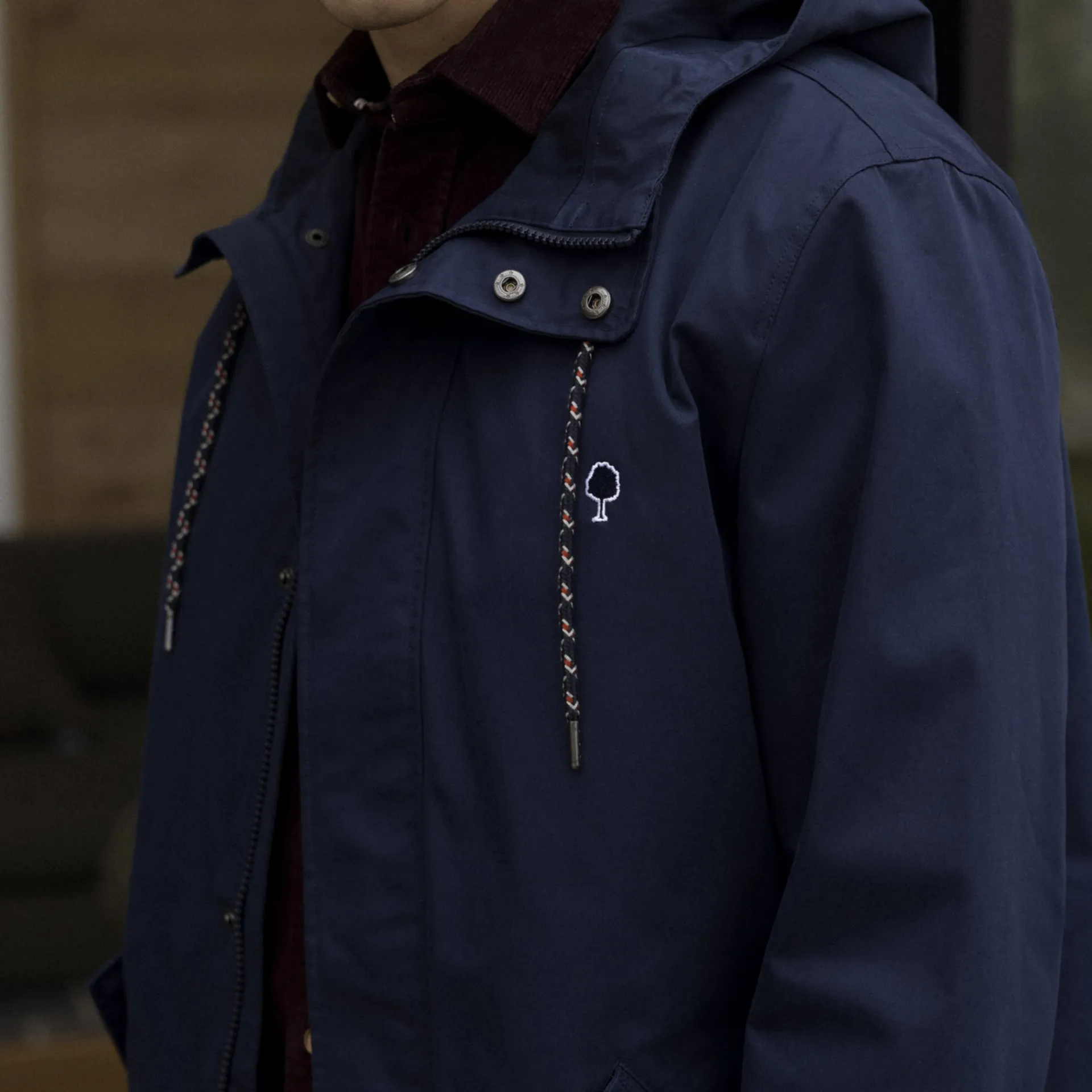 Vestes & Impermeables*FAGUO Impermeable Bleu Marine