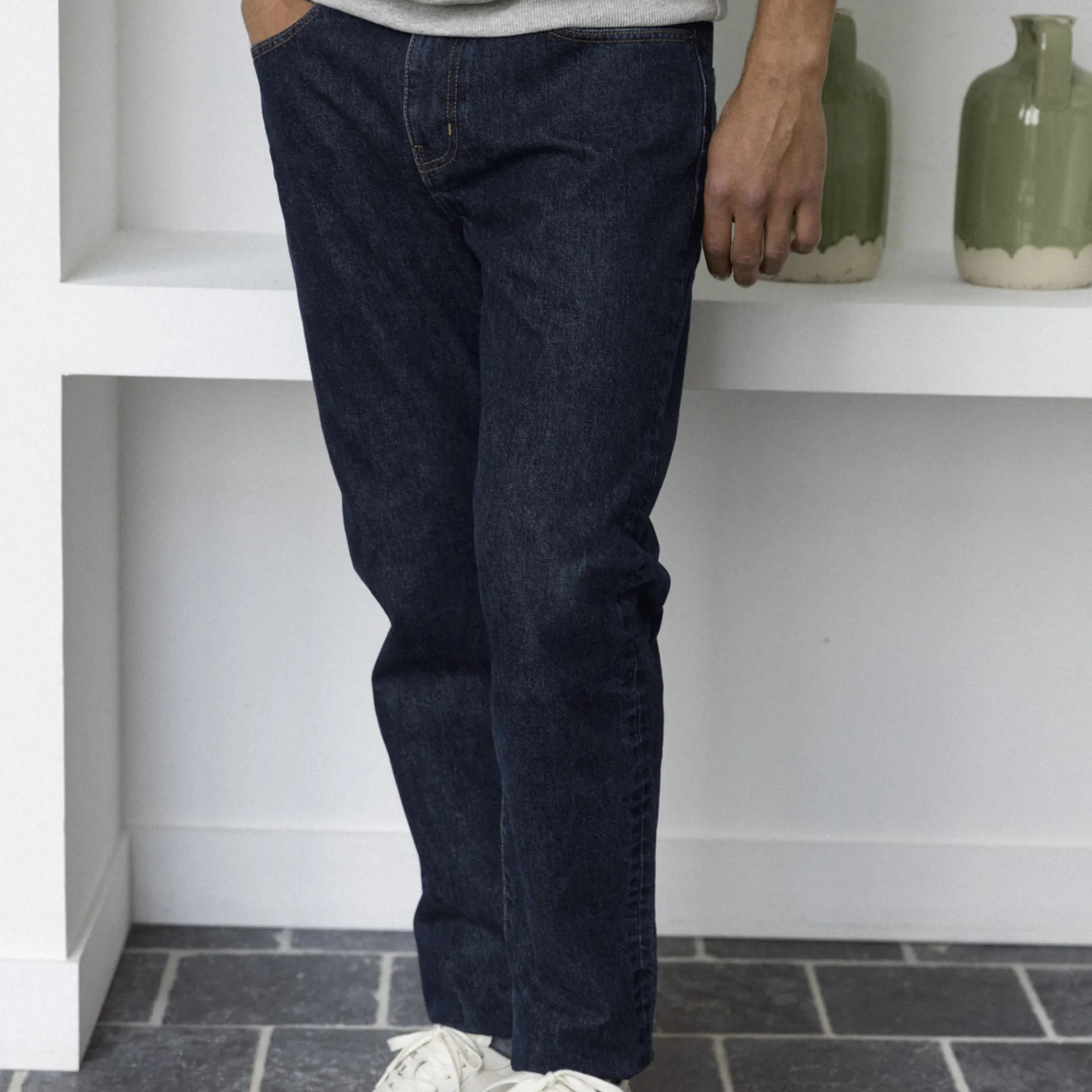 Vêtements*FAGUO Jean Denim Brut Coupe Fuselee