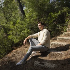 Vêtements*FAGUO Jean Light Grey Coupe Slim