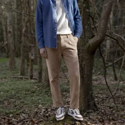 Pantalons & Chinos*FAGUO Pantalon Beige Coupe Fuselee