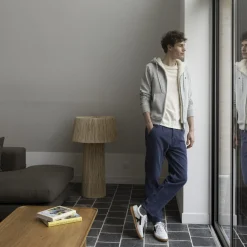 Pantalons & Chinos*FAGUO Pantalon Bleu Coupe Fuselee