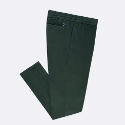 Pantalons & Chinos*FAGUO Pantalon Vert Fonce Coupe Fuselee