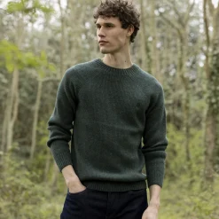 Pulls*FAGUO Pull Col Boutonne Vert