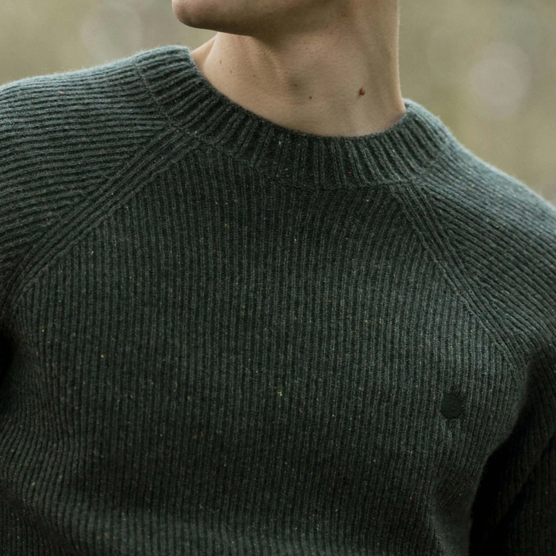 Pulls*FAGUO Pull Col Boutonne Vert