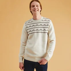 Pulls*FAGUO Pull Col Rond Ecru