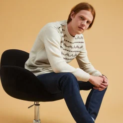 Pulls*FAGUO Pull Col Rond Ecru