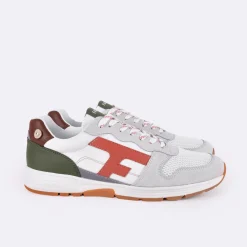 Baskets - Homme*FAGUO Runnings Blanche & Terracotta