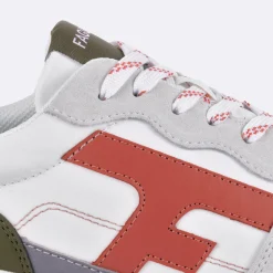 Baskets - Homme*FAGUO Runnings Blanche & Terracotta